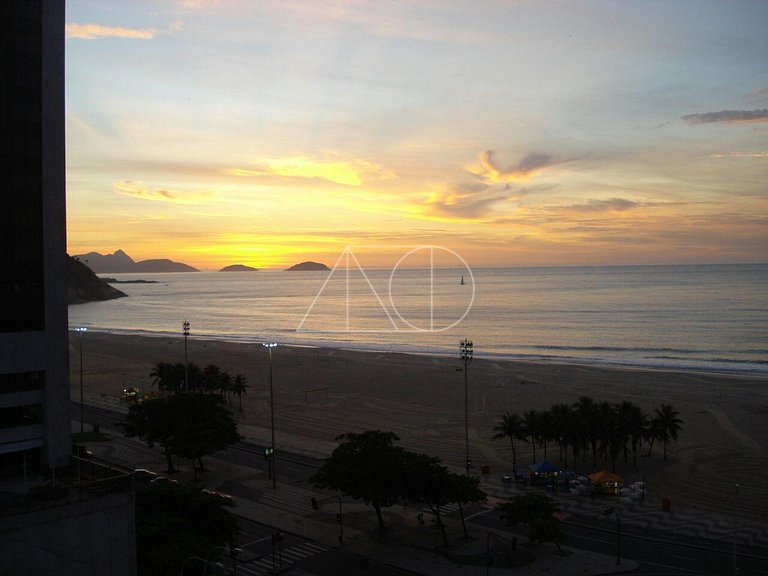 Studio moderno e Luxuoso em Copacabana com Vista para o Mar