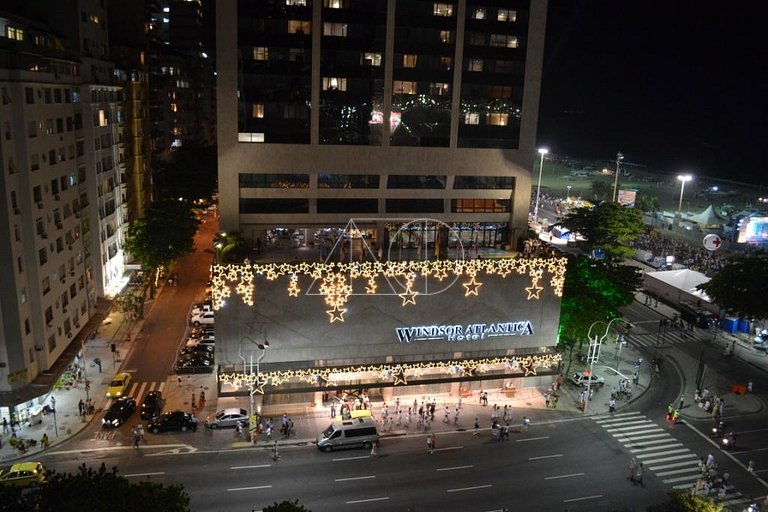 Studio moderno e Luxuoso em Copacabana com Vista para o Mar