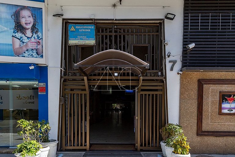 Studio moderno e Luxuoso em Copacabana com Vista para o Mar