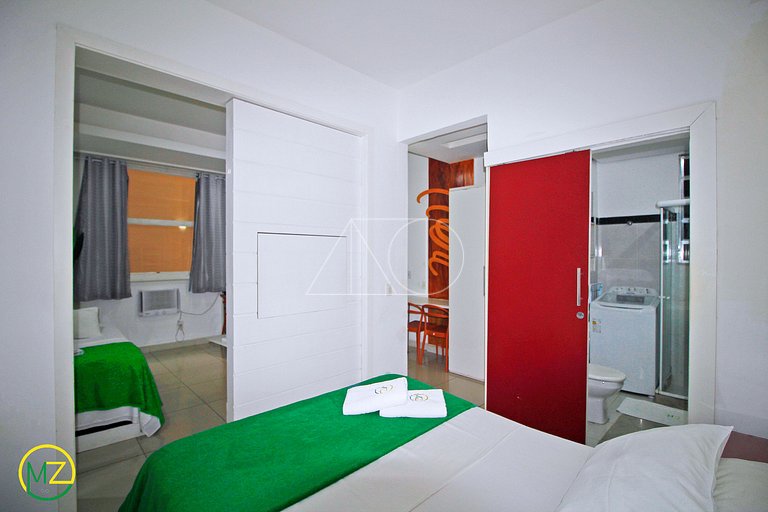 Lindo Studio Silencioso em Copacabana