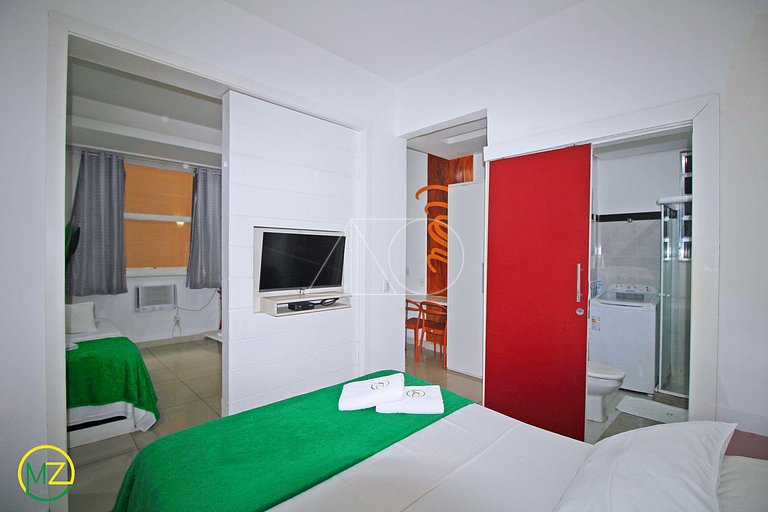Lindo Studio Silencioso em Copacabana