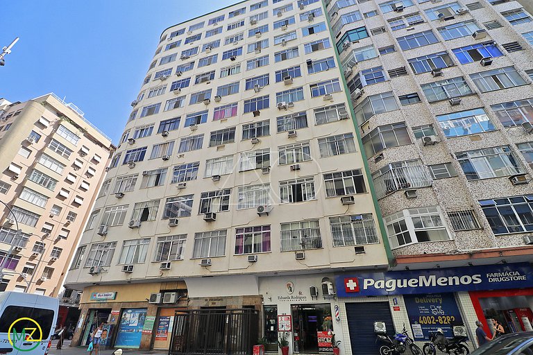 Mini studio aconchegante e silencioso com maquina de lavar e